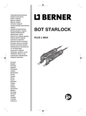 Berner BOT STARLOCK PLUS Notice Originale