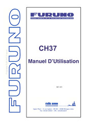 Furuno CH37 Manuel D'utilisation