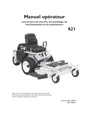 Walker R21 Manuel Opérateur