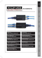 König Electronic KN-HDMIREP20 Mode D'emploi