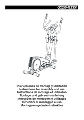 BH FITNESS G2350 Instructions De Montage Et Utilisation
