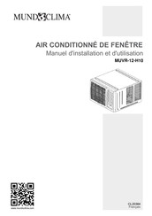 mundoclima MUVR-12-H10 Manuel D'installation Et D'utilisation