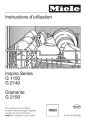 Miele Inspira G 1150 Instructions D'utilisation