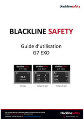 Blackline safety G7 EXO Guide D'utilisation