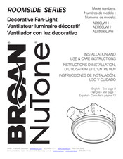 Broan-NuTone ROOMSIDE Série Instructions D'installation, D'utilisation Et D'entretien