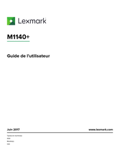 Lexmark M1140+ Guide De L'utilisateur