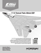 Horizon Hobby E-FLITE F-14 Tomcat Twin 40mm EDF Manuel D'utilisation