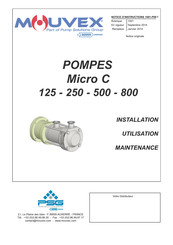 Mouvex Micro C 250 Notice D'instruction