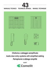 Comelit MT/43 Manuel Technique