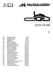 McCulloch CS 35S Manuel D'utilisation