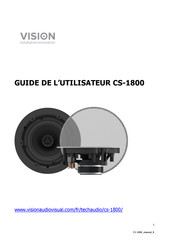 Vision CS-1800 Guide De L'utilisateur