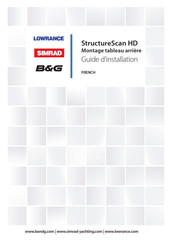 Lowrance StructureScan HD Guide D'installation