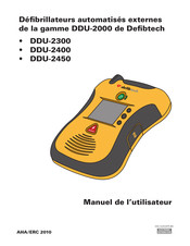 Defibtech DDU-2450 Manuel De L'utilisateur