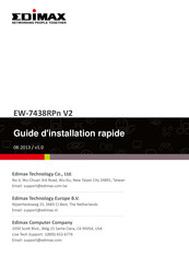 Edimax EW-7438RPn V2 Guide D'installation Rapide