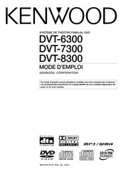 Kenwood DVT-8300 Mode D'emploi