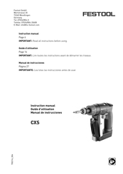 Festool 564274 Guide D'utilisation