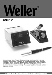 Weller WSD 121 Mode D'emploi