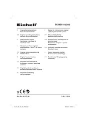 EINHELL 44.172.40 Instructions D'origine