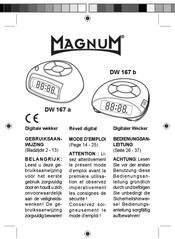 Magnum DW 167 b Mode D'emploi