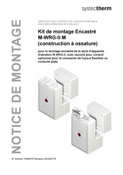 Systec Therm M-WRG-II M Notice De Montage