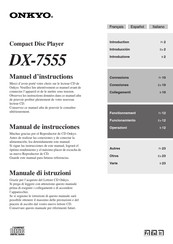 Onkyo DX-7555 Manuel D'instructions