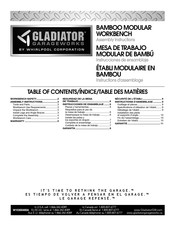 Gladiator Garageworks GAWB66BAWG Instructions D'assemblage
