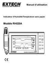 Extech Instruments RH520A Manuel D'utilisation