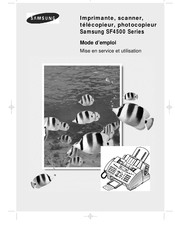Samsung SF4500 Série Mode D'emploi