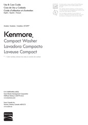 Kenmore 417.41912 Guide D'utilisation Et D'entretien