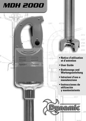 Dynamic MDH 2000 Notice D'utilisation Et D'entretien