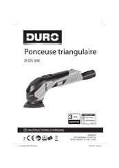 Duro D-DS 300 Instructions D'origine
