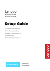 Lenovo V50a-24IMB Guide De Configuration