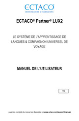 Ectaco Partner LUX2 Manuel De L'utilisateur