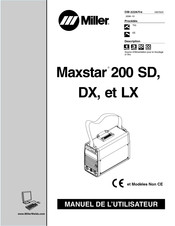 Miller Maxstar 200 SD Manuel De L'utilisateur