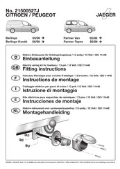 Jaeger 21500527J Instructions De Montage