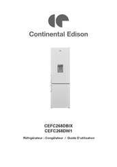 CONTINENTAL EDISON CEFC268DBIX Guide D'utilisation