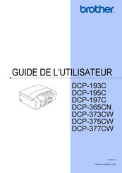 Brother DCP-365CN Guide De L'utilisateur
