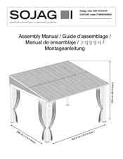 Sojag 772830159554 Guide D'assemblage