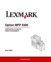 Lexmark Option MFP 5500 Guide D'installation