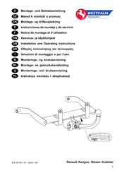 Westfalia Automotive 316 197 Notice De Montage Et D'utilisation