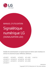 LG LAT240DT1Q Manuel D'utilisation
