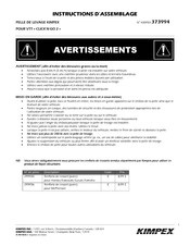 Kimpex 373994 Instructions D'assemblage