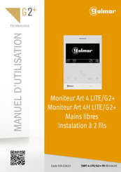 galmar ART 4 LITE/G2+ Manuel D'utilisation