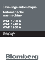 Blomberg WAF 1240 A Mode D'emploi