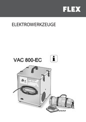 Flex VAC 800-EC Notice D'instructions Originale