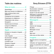 Sony Ericsson Z770i Mode D'emploi