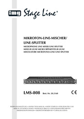 Img Stageline LMS-808 Mode D'emploi