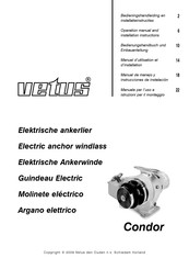 Vetus Condor Manuel D'utilisation Et D'installation