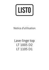 Listo LT 1005 D2 Notice D'utilisation