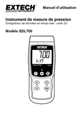 Extech Instruments SDL700 Manuel D'utilisation